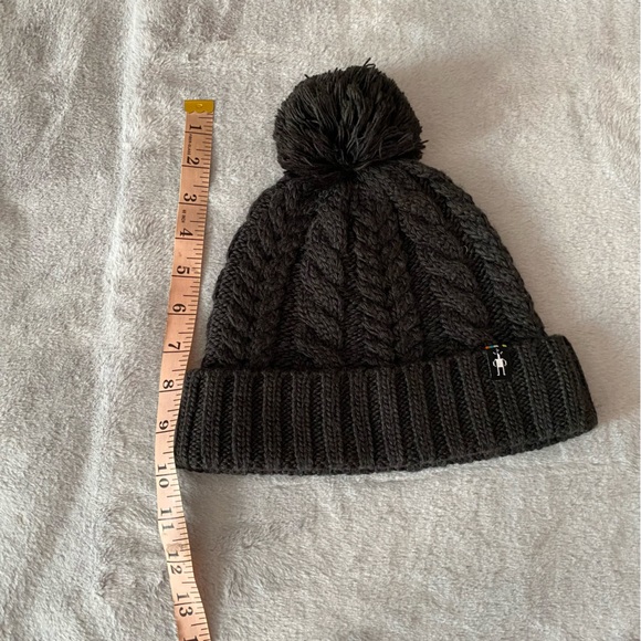Smartwool wool blend cable knit pom pom beanie main image 6